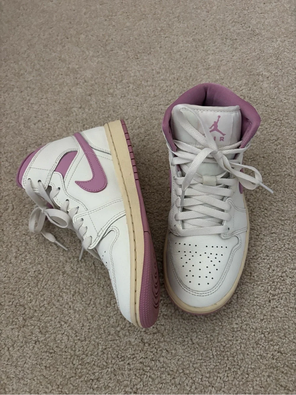 Nike Wmns Air Jordan 1 Mid shoes Women Casual BQ6472-162 size US 6.5